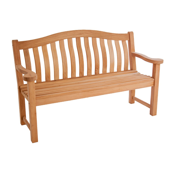 Alexander Rose Mahogany Turnberry 5ft Bench | DeWaldens Garden Centre