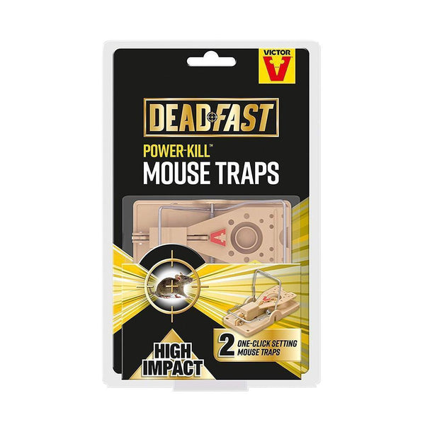 DeadFast Power Kill Mouse Traps - DeWaldens Garden Centre