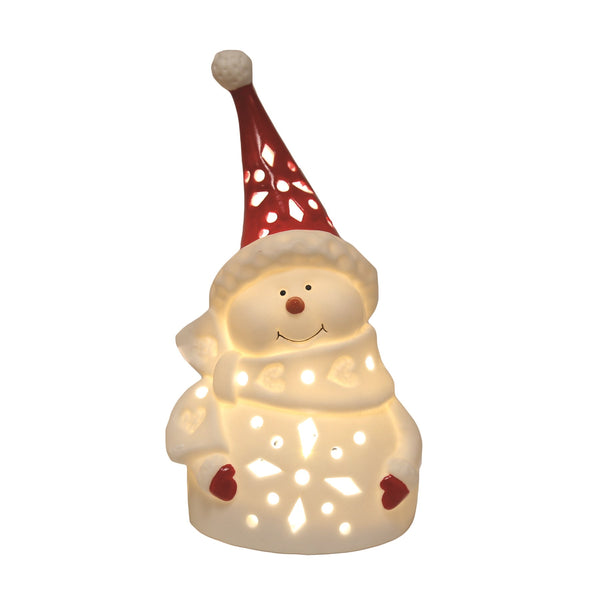 Straits LED Snowman 12cm - DeWaldens Garden Centre