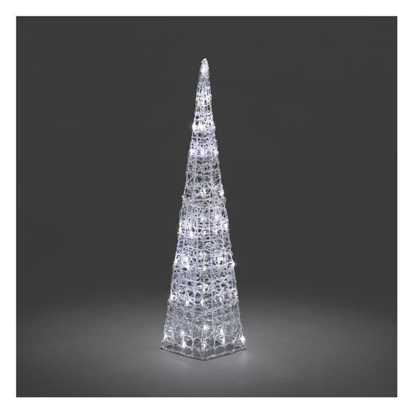 Konstsmide Acrylic LED Pyramid White - DeWaldens Garden Centre