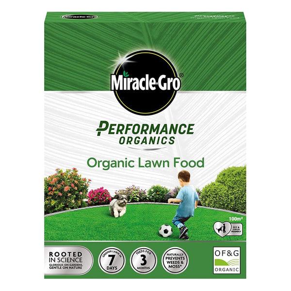 Miracle-Gro Performance Organics Lawn Food - DeWaldens Garden Centre
