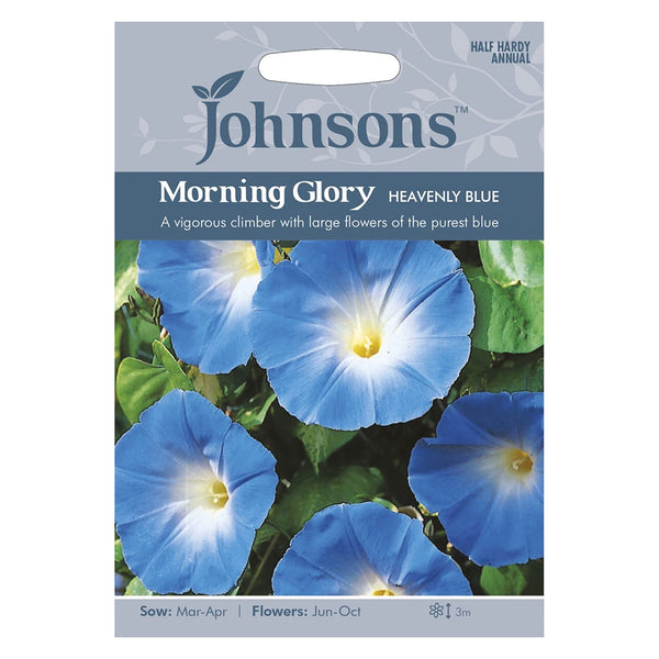 Johnsons Morning Glory Heavenly Blue Seeds - DeWaldens Garden Centre