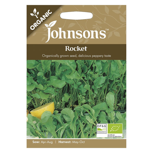 Johnsons Organic Rocket Seeds - DeWaldens Garden Centre