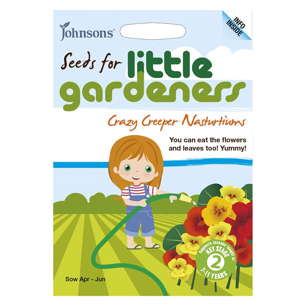 Johnsons Crazy Creeper Nasturtiums Seeds - DeWaldens Garden Centre