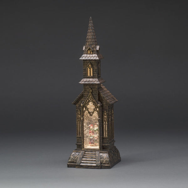 Konstsmide Church Water Lantern | Brown | DeWaldens Garden Centre