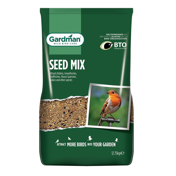 Gardman Wild Bird Seed Mix 12.75kg - DeWaldens Garden Centre