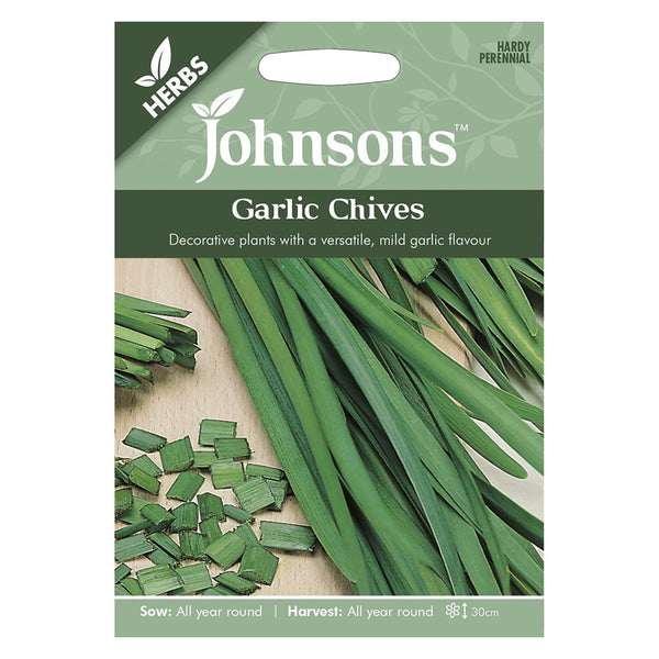 Johnsons Garlic Chives Seeds - DeWaldens Garden Centre