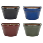 Apta Glazed Bowl Wall Pot - DeWaldens Garden Centre