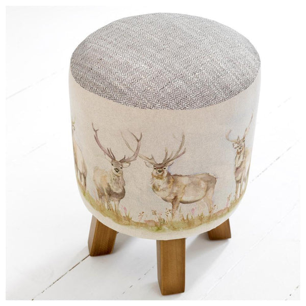 Voyage Monty Stool Mooreland Stag - DeWaldens Garden Centre