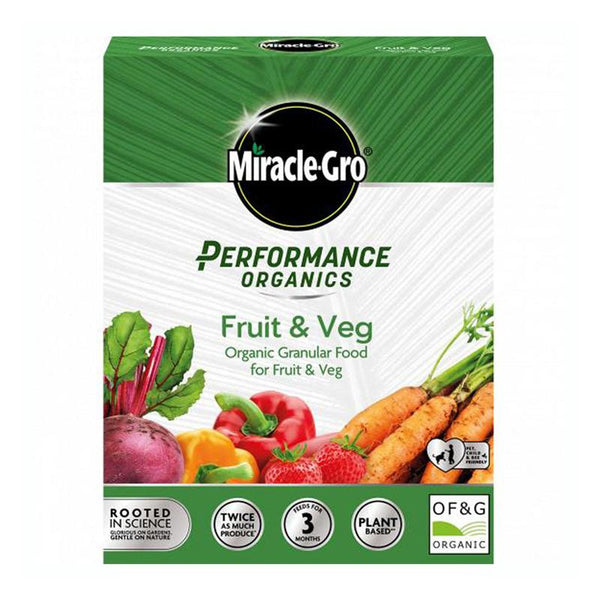 Miracle-Gro Performance Organics Fruit & Veg Plant Food - DeWaldens Garden Centre