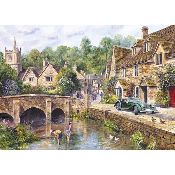 Gibsons 1000 Piece Jigsaw Puzzle - Castle Combe - DeWaldens Garden Centre