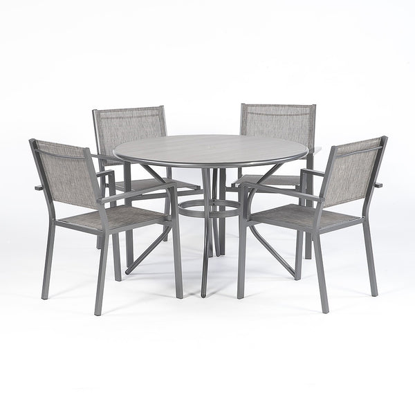 SunTime Adrano 4 Seat Dining Set - DeWaldens Garden Centre