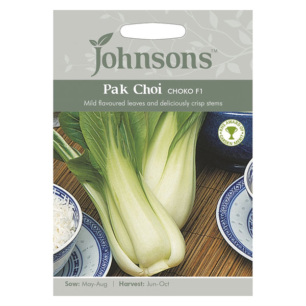 Johnsons Pak Choi Choko F1 Seeds - DeWaldens Garden Centre