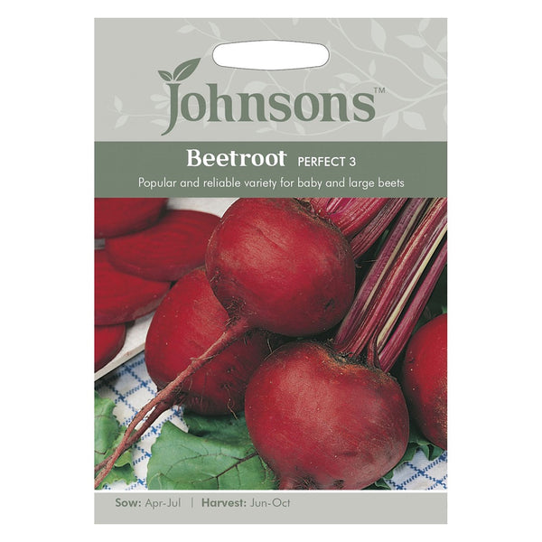 Johnsons Beetroot Perfect 3 Seeds - DeWaldens Garden Centre