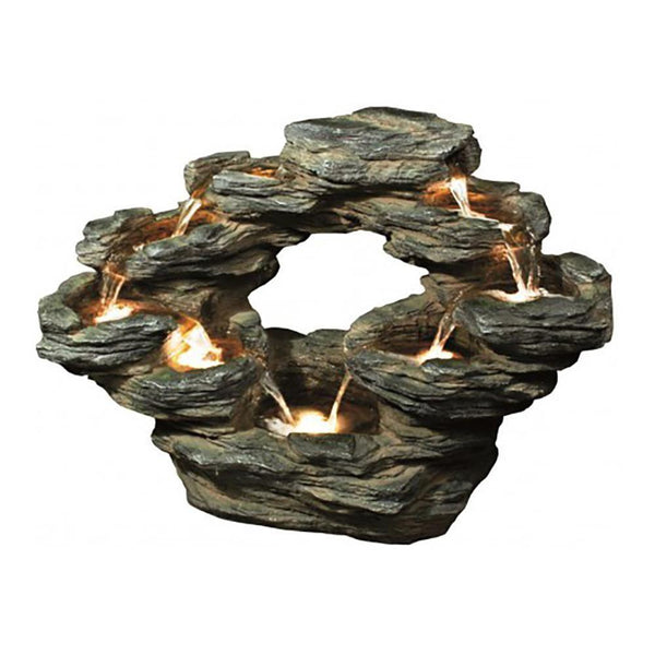 Hamac Water Features 9 Fall Oval Slate - DeWaldens Garden Centre