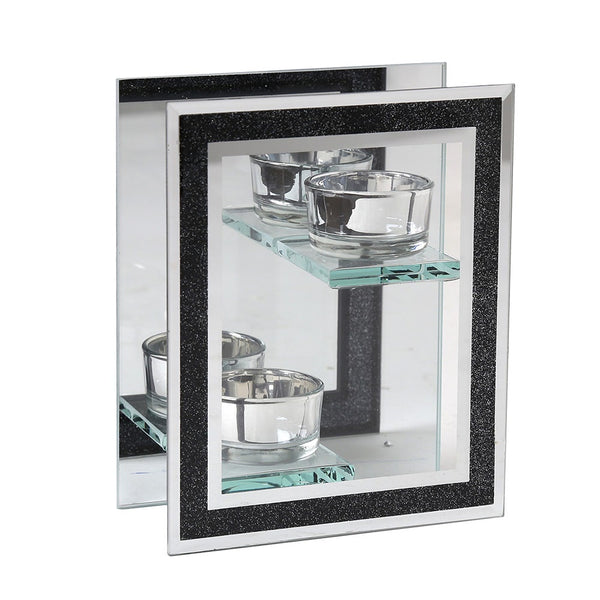Straits Double Tea light Holder 15x18cm - DeWaldens Garden Centre