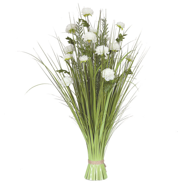 Straits White Floral Bundle Peony 100cm - DeWaldens Garden Centre