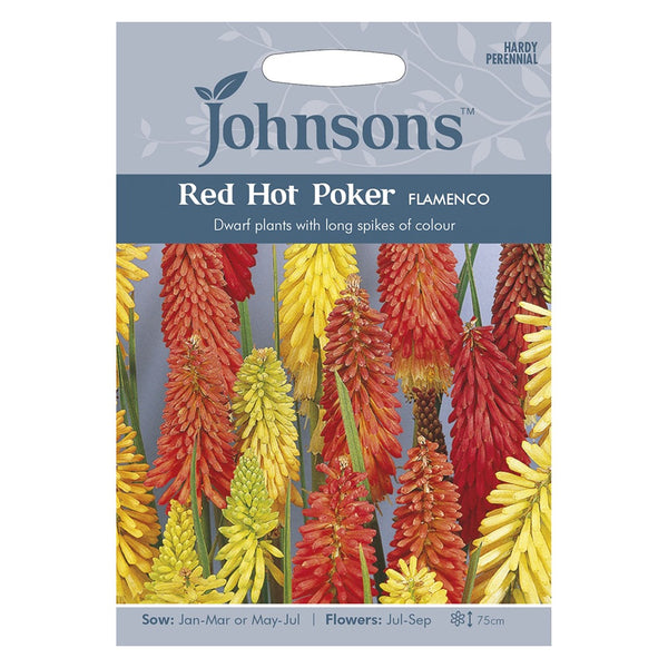 Johnsons Red Hot Poker Flamenco Seeds - DeWaldens Garden Centre