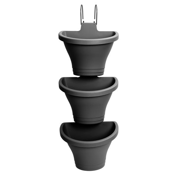 Elho Corsica Vertical Forest | Anthracite | DeWaldens Garden Centre