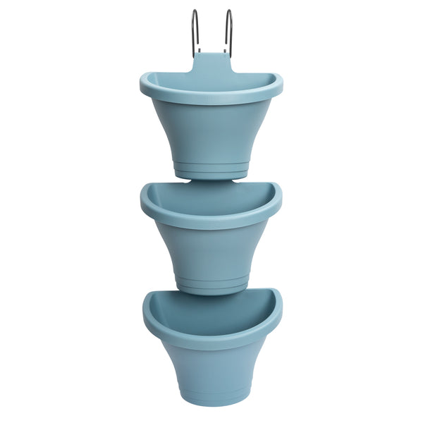 Elho Corsica Vertical Forest | Vintage Blue | DeWaldens Garden Centre