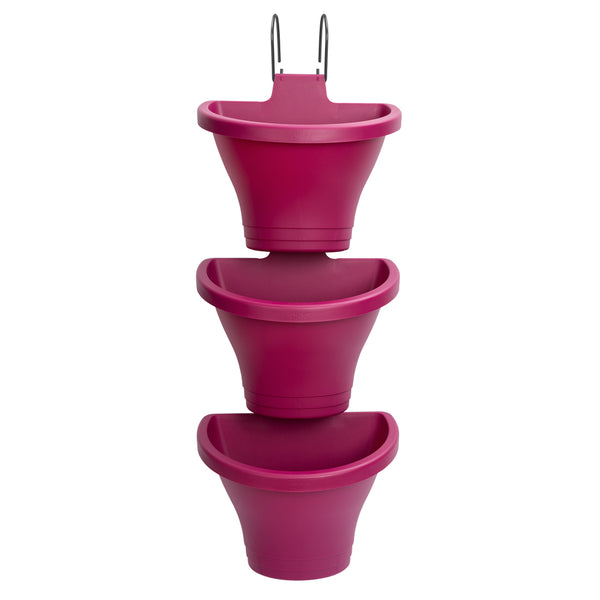 Elho Corsica Vertical Forest | Cherry Red | DeWaldens Garden Centre