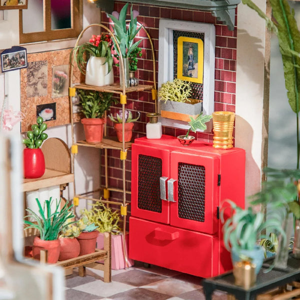 Robotime Miniature DIY Kit - Emily's Flower Shop - DeWaldens Garden Centre