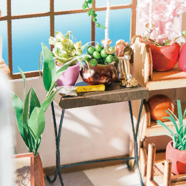 Robotime Miniature DIY Kit - Emily's Flower Shop - DeWaldens Garden Centre