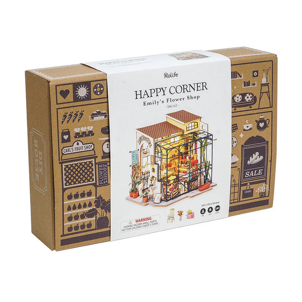 Robotime Miniature DIY Kit - Emily's Flower Shop - DeWaldens Garden Centre