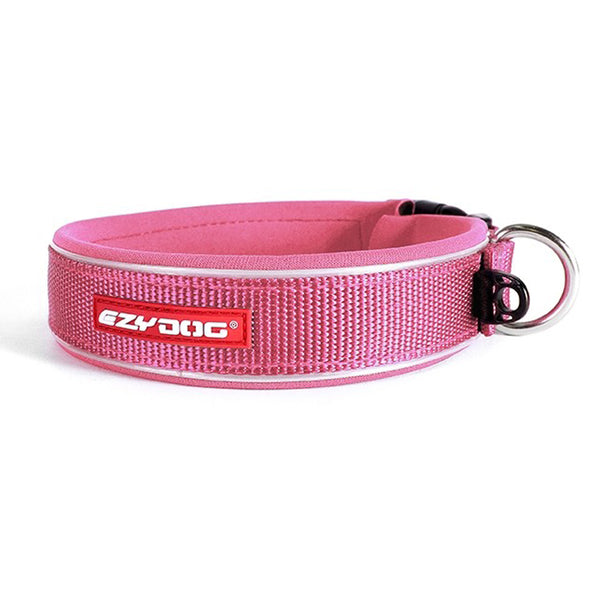EzyDog Neoprene Collar | Pink | DeWaldens Garden Centre