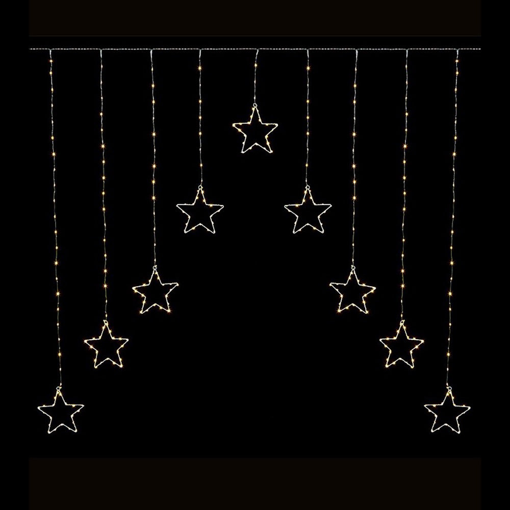 Premier Pin Wire LED Star V Curtain 1.2mx1.2m – DeWaldens Garden Centre