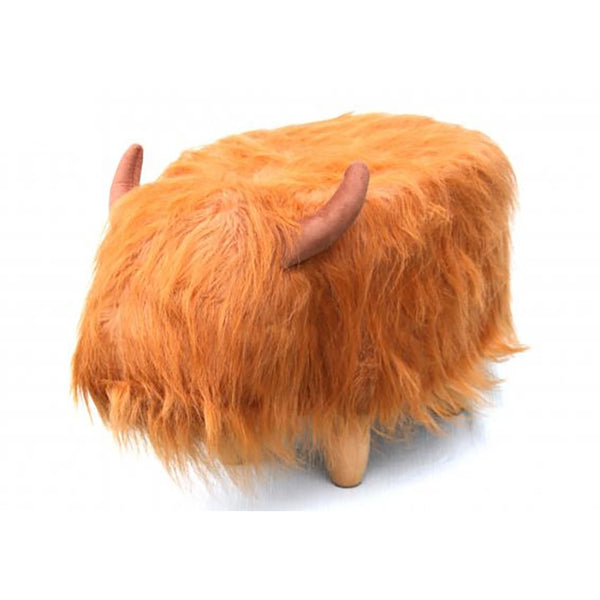 Dillis The Highland Cow Footstool - DeWaldens Garden Centre