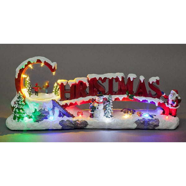 Snowtime LED Christmas Ornament | Multi Coloured | DeWaldens Garden Centre