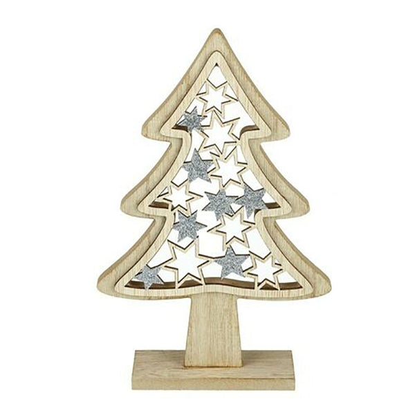 Heaven Sends Large Wooden Star Tree Decor - DeWaldens Garden Centre