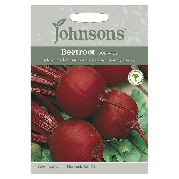 Johnsons Beetroot Boltardy Seeds - DeWaldens Garden Centre