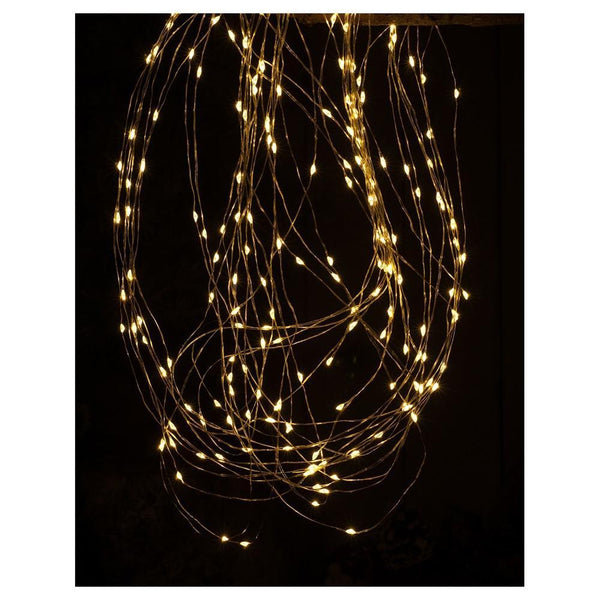 Festive Copper Wire Branch Lights 200cm - DeWaldens Garden Centre