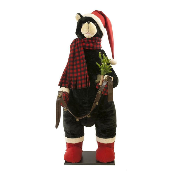 Festive Musical Inflatable Bear - DeWaldens Garden Centre