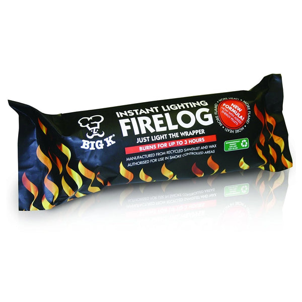 Big K Instant Light Fire Log - DeWaldens Garden Centre