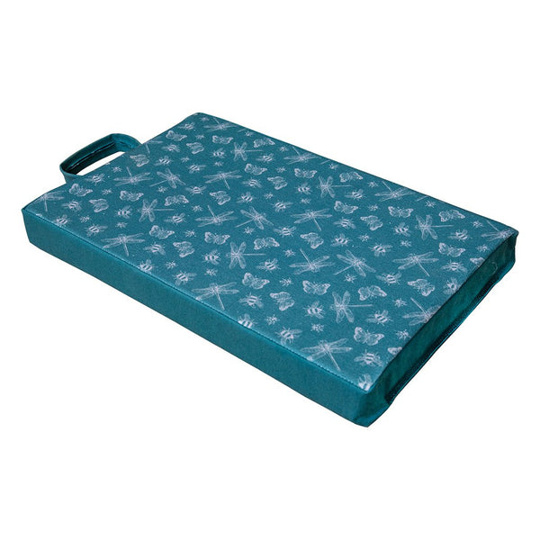 Kent & Stowe Flutter Bugs Garden Kneeler | Teal | DeWaldens Garden Centre