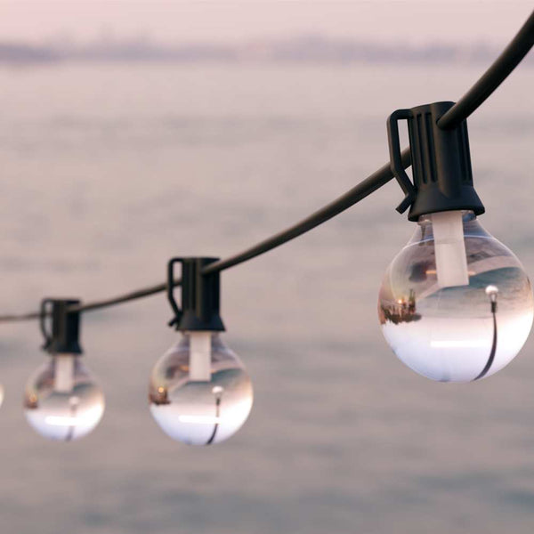 Falmouth USB Solar Festoon Lights (Set Of 25) - DeWaldens Garden Centre