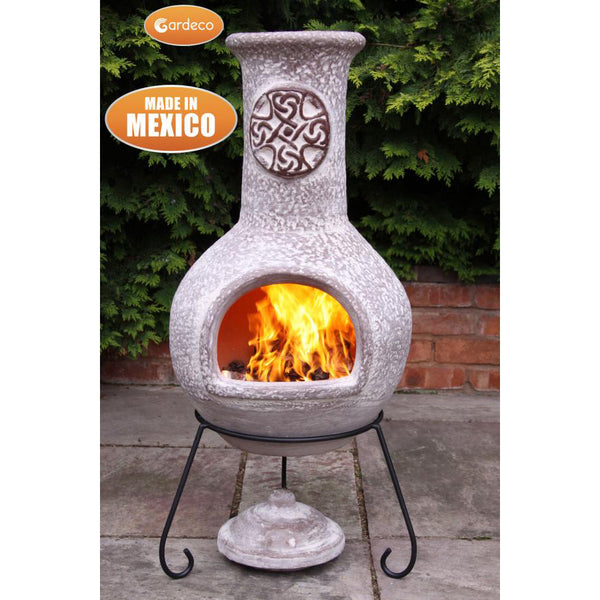 Gardeco Cruz XL Mexican Chiminea - DeWaldens Garden Centre