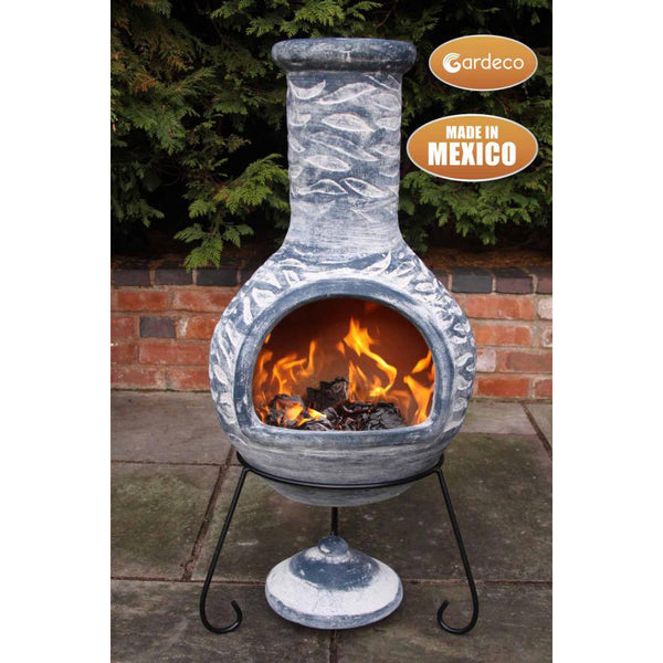 Gardeco Olas XL Mexican Chiminea - DeWaldens Garden Centre