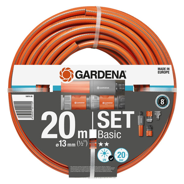 Gardena Basic Hose Set (20m) - DeWaldens Garden Centre