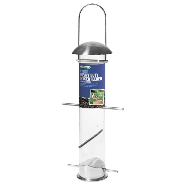 Gardman Large Heavy Duty Nyjer Feeder - DeWaldens Garden Centre