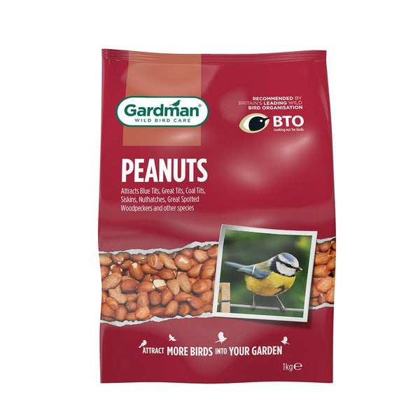 Gardman Peanuts | 1kg | DeWaldens Garden Centre