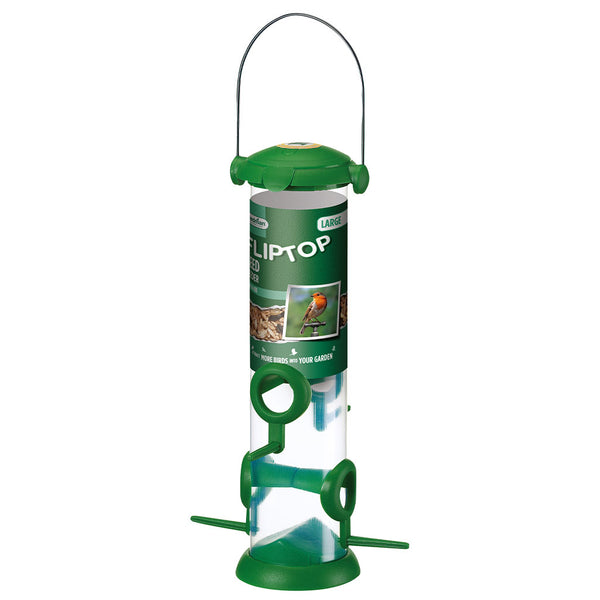 Gardman Flip Top Seed Feeder - DeWaldens Garden Centre