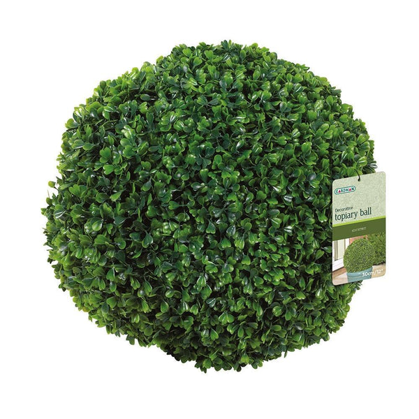 Gardman Artificial Leaf Topiary Ball 40cm - DeWaldens Garden Centre