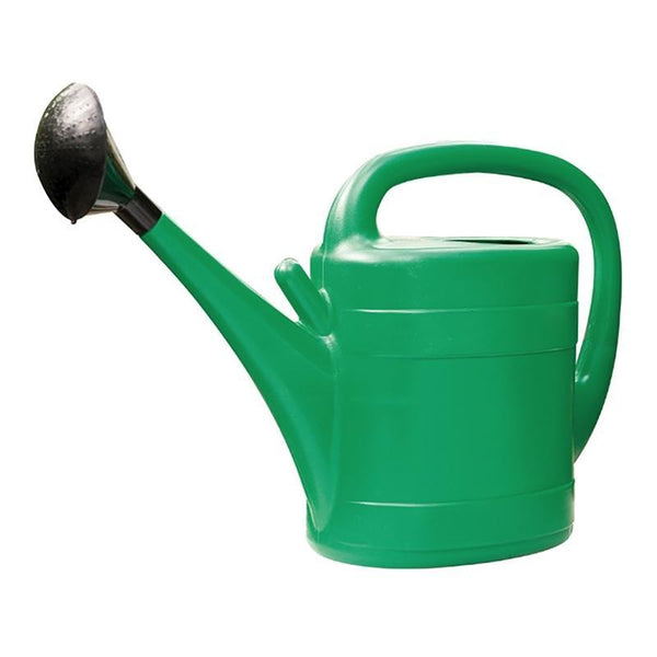 Gardman 10 Litre Plastic Watering Can | Green | DeWaldens Garden Centre