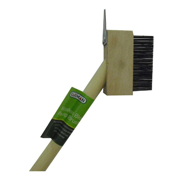Gardman Wooden Patio Cleaning Brush | Extra Long | 160cm | DeWaldens Garden Centre