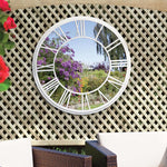 SunTime Round Garden Mirror with Roman numerals - DeWaldens Garden Centre