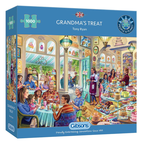 Gibsons 1000 Piece Jigsaw Puzzle - Grandma's Treat - DeWaldens Garden Centre